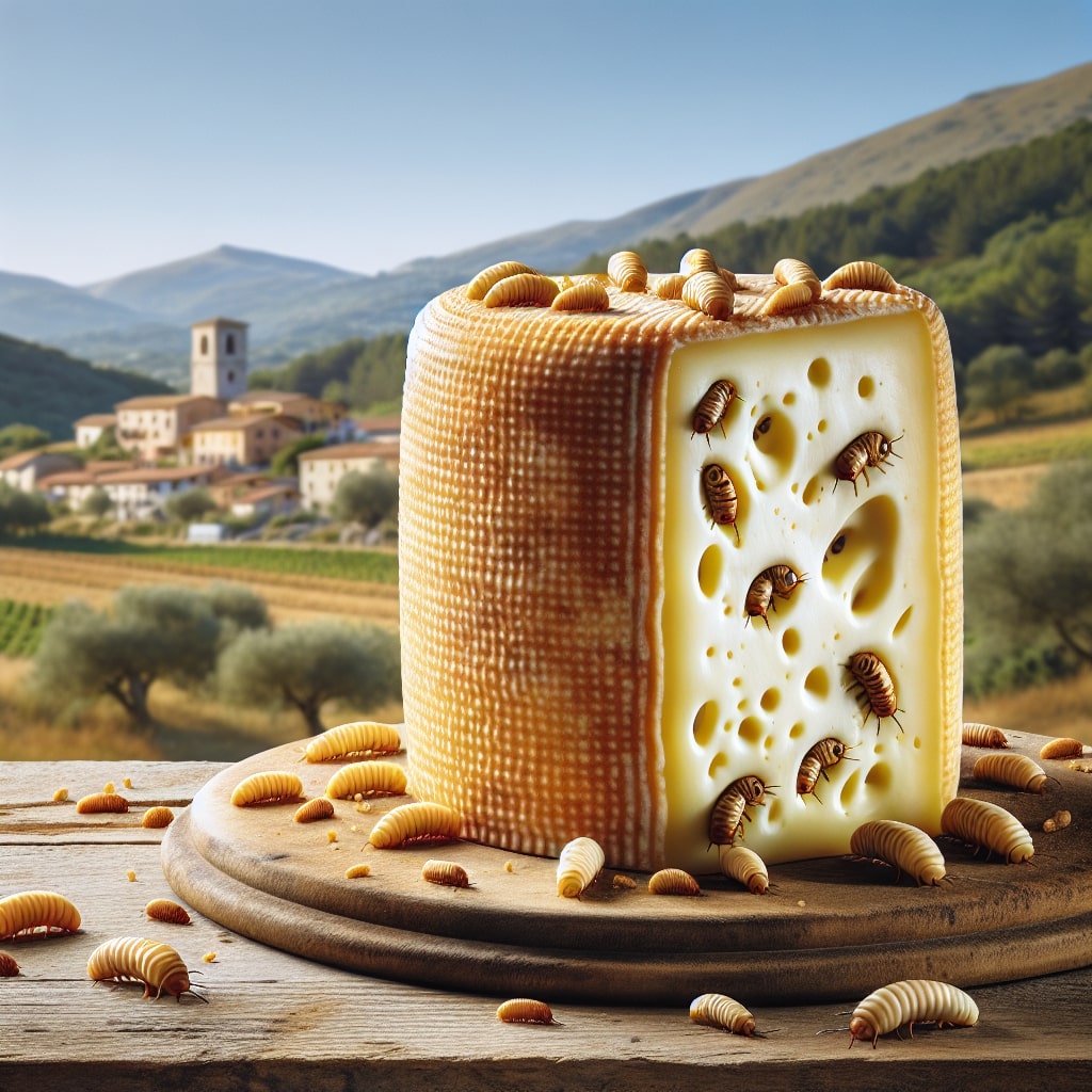 美食奇觀：世界上三種奇異美食 - 卡蘇馬蘇乳酪